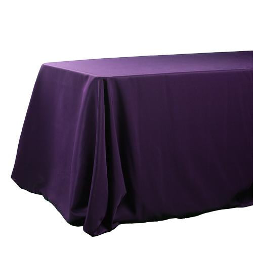 Richland Rectangle Tablecloth 90"x132" Purple