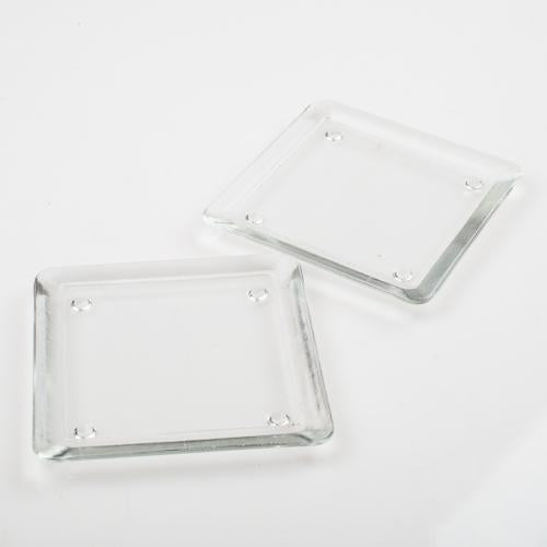 square glass pillar holder 1131 36