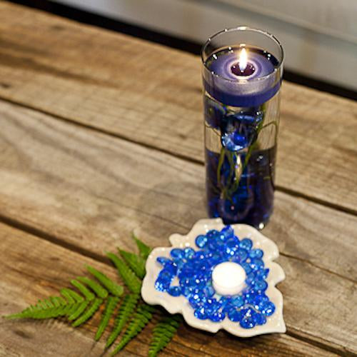 Richland Floating Candles 3" Navy Blue Set of 72