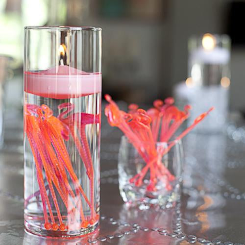 Richland Floating Candles 3" Pink Set of 72