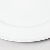 richland beaded charger plate 13 white - thumbnail number 5