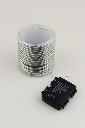 Mini LED Rope Light Warm White 15ft - 60ct