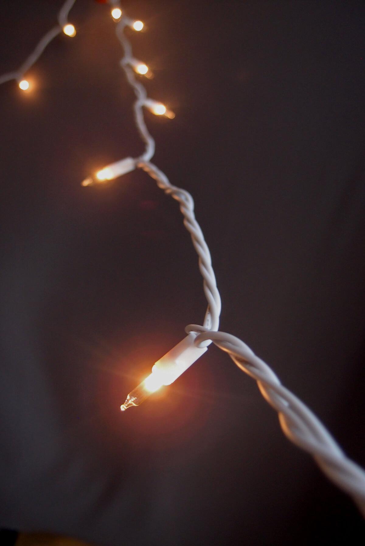 Fantado 30 LED Warm White Mini String Lights, 10.8 ft Clear Cord, Battery Operated by PaperLanternStore