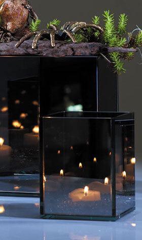 myriad mirror candleholder 3 25 x 4