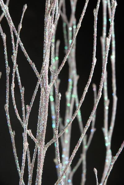 Birch Branch Bundle White Sparkle Iridescent 34-44in