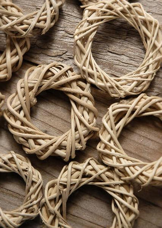 Natural Lata Rings (Set of 18)