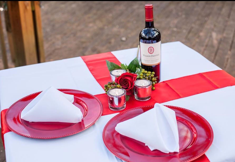 Richland Beaded Charger Plate 13" Red Set of 12