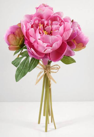 Pink Peony Bouquet  14in