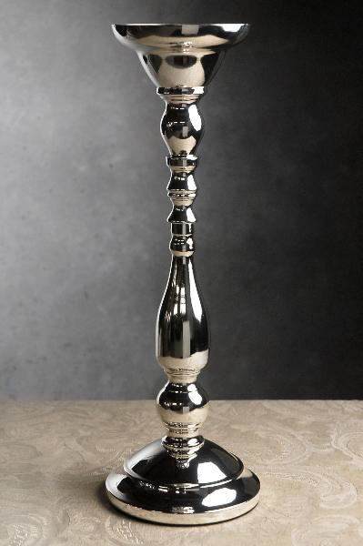 Silver Plated Pillar Candle Holder