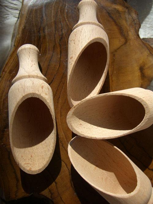 2 Pack Wooden Scoops , Wooden Scoop for Canisters comes with