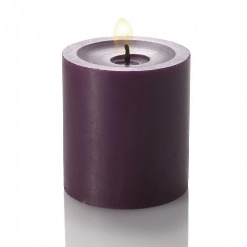 Richland Pillar Candle 3"x3" Purple