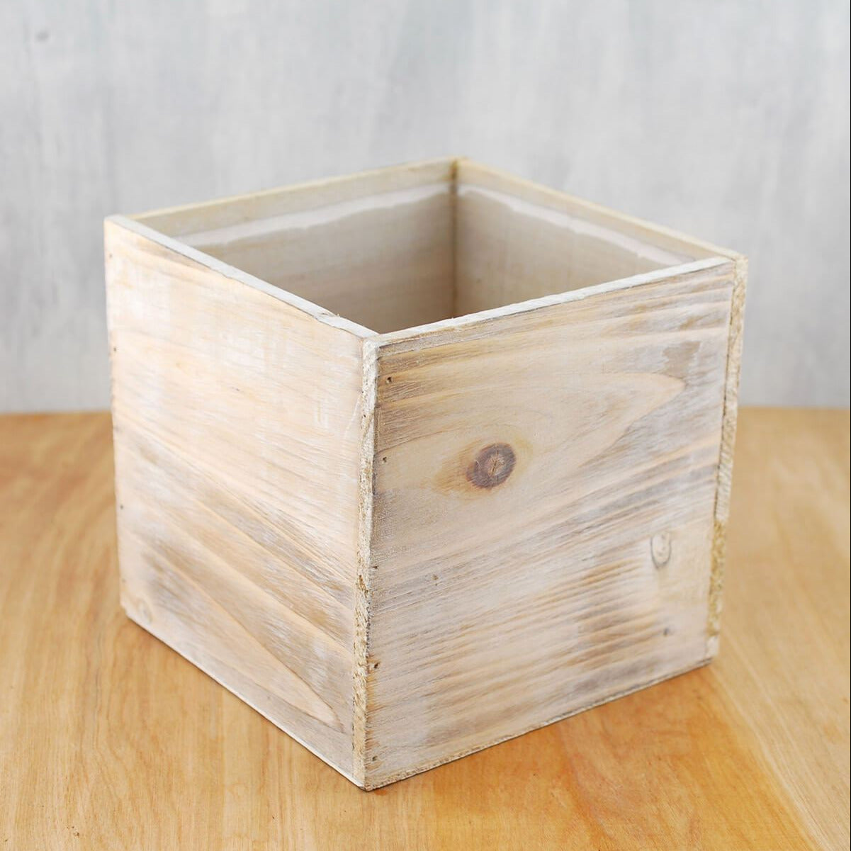 White Weathered Wood Box White Washed Wooden Crates With Heart Handles