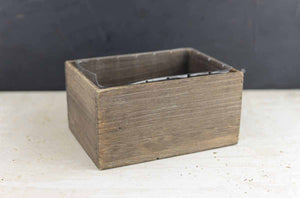 wood planter box 5 5x7 5in